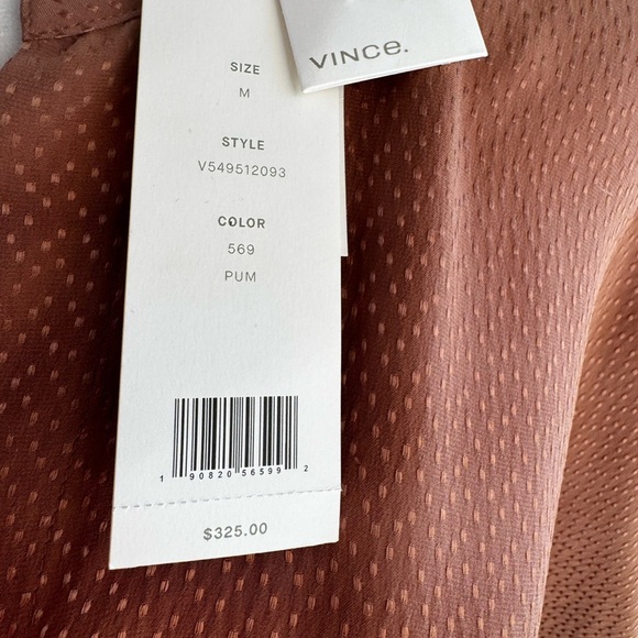 Vince Terracotta Women's Blouse - Picture 3 of 6